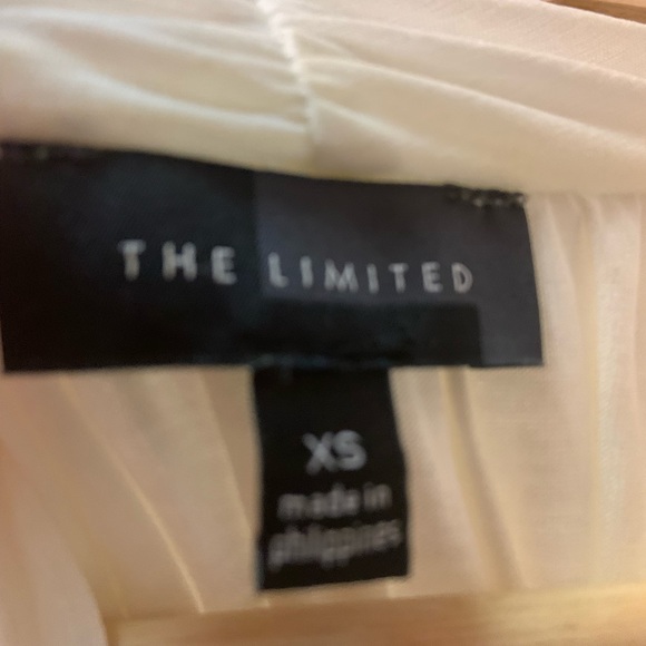 The Limited Cream Cowl neck blouse size XS - Picture 3 of 6